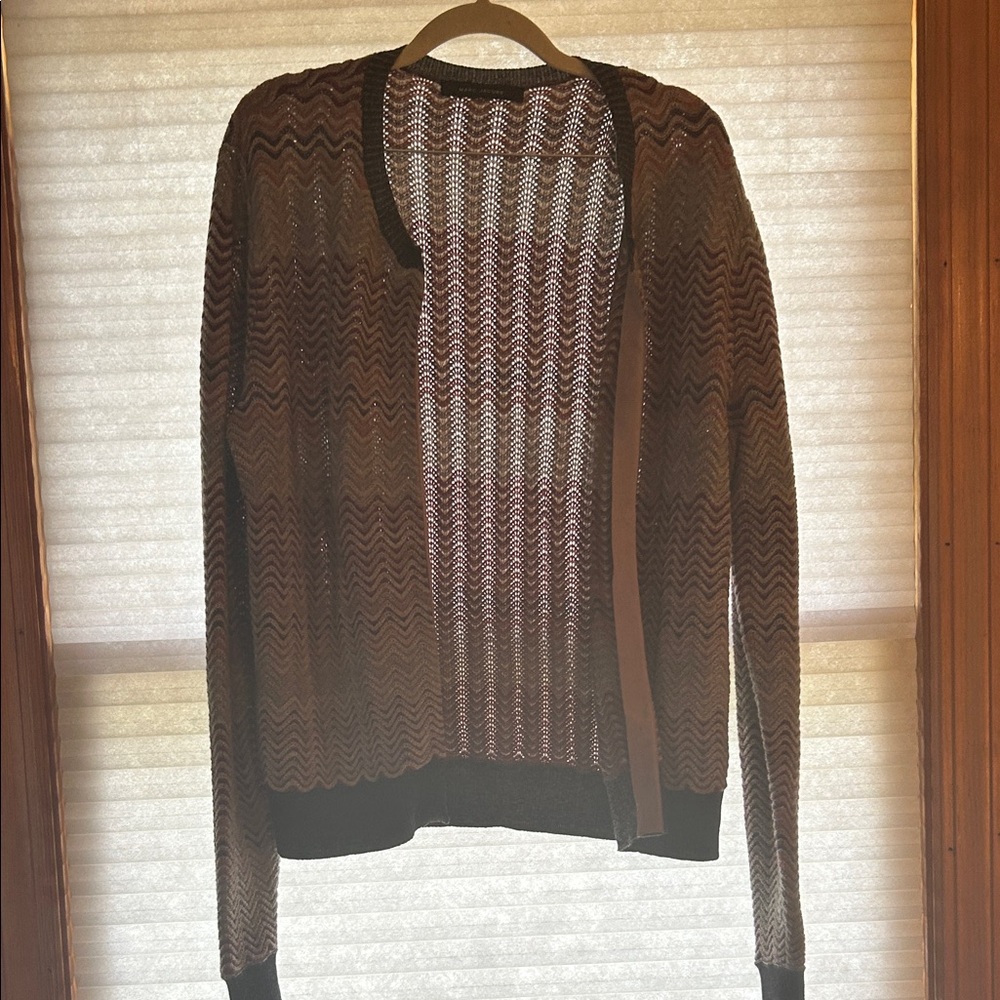 Marc Jacobs Muti Color Chevron Cardigan